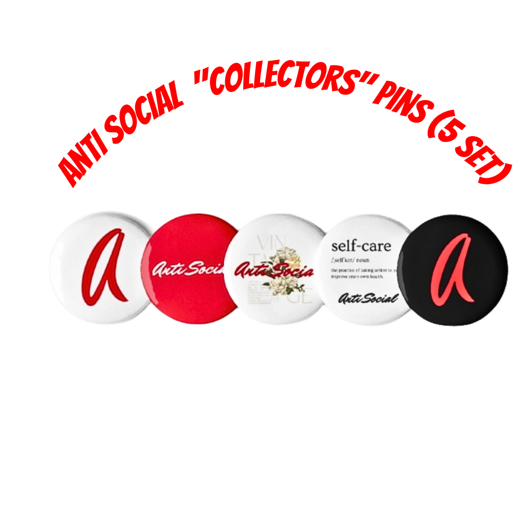Anti Social "Collectors" Pins (5 Set)