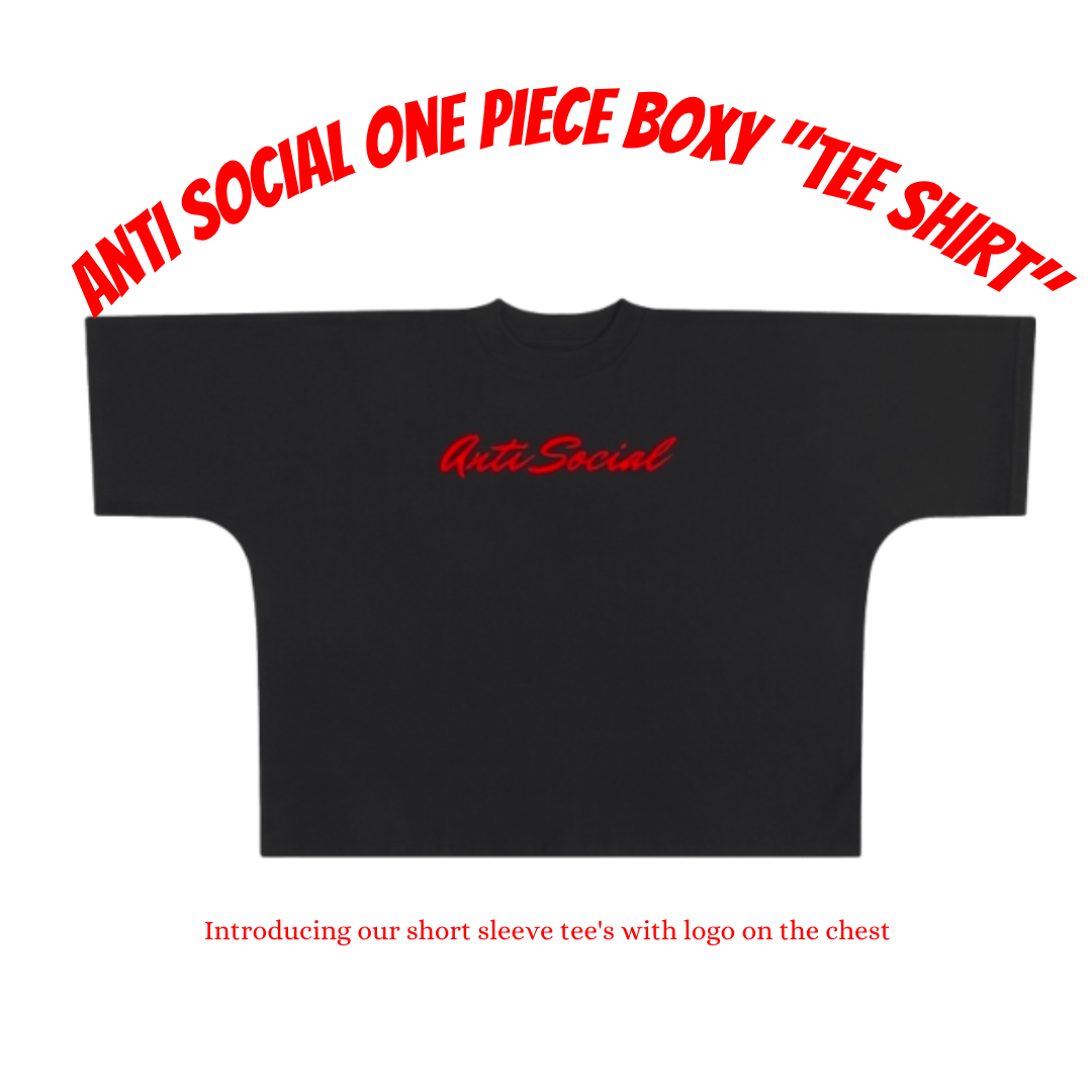 Anti Social One Piece Boxy "T Shirt"